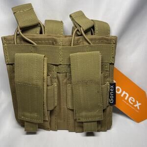 Gonex Tactical MOLLE Gear  Modular Triple Rifle/Pistol Magazine Pouch